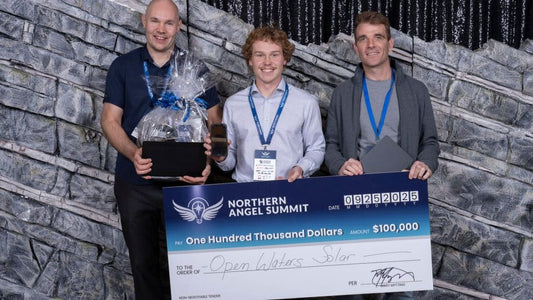 The Inaugural 2025 Northern Angel Summit finale presents $100,000 Angel Investment to Open Waters Solar