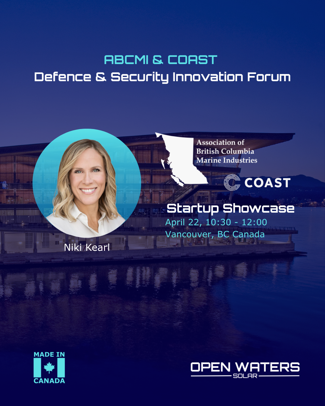ABCMI and COAST Defence and Security Innovation Forum | April 21 - 22, 2026